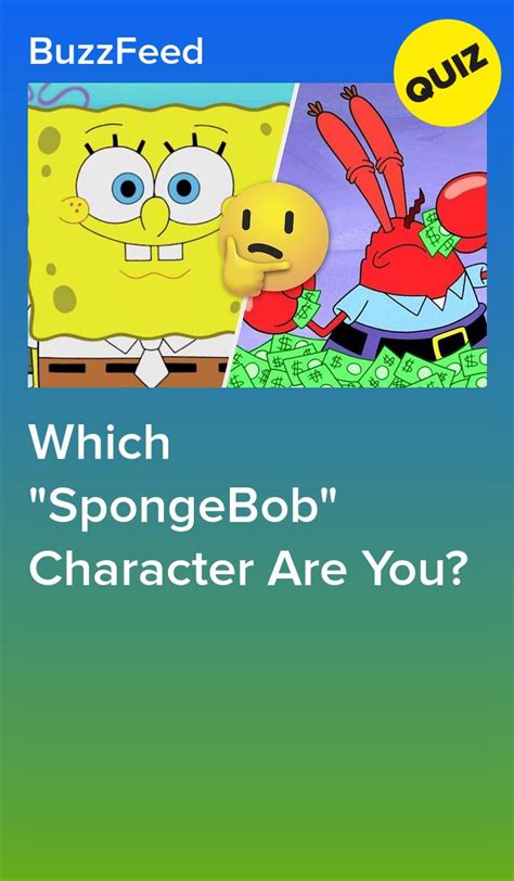 spongebob test hard|spongebob quiz who are you.